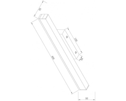 Светильник настенный Fichte MIR012WL-L9W4K Maytoni