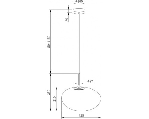 Подвесной светильник Roca MOD004PL-L5S3K Maytoni