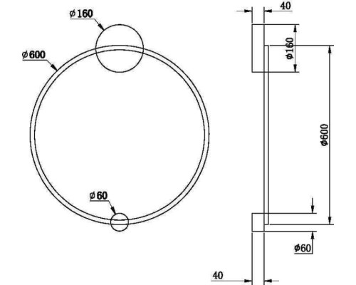 Настенный светильник Halo MOD005WL-L22BSK1 Maytoni