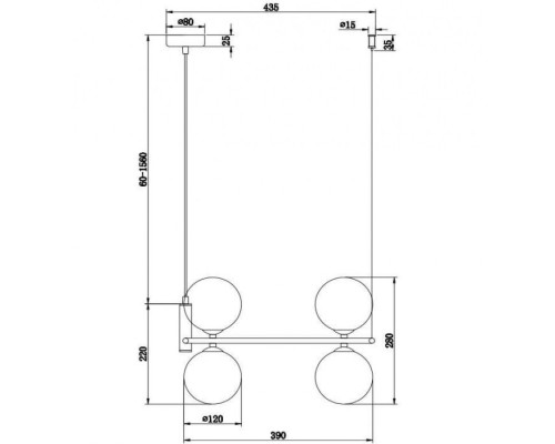 Подвесной светильник Ring MOD013PL-04W Maytoni