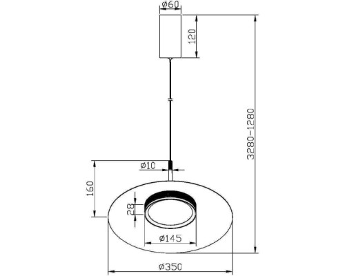 Подвесной светильник El MOD041PL-L15B3K1 Maytoni