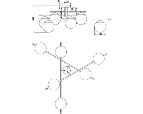 Потолочная люстра Nostalgia MOD048CL-06G Maytoni