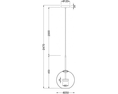 Подвесной светильник Cometa MOD055PL-L12G3K Maytoni