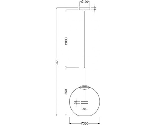 Подвесной светильник Cometa MOD056PL-L12G3K Maytoni