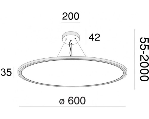 Подвесной светильник Cosmos MOD057PL-L54W4K Maytoni