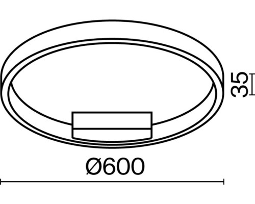 Потолочный светильник Rim MOD058CL-L35BK Maytoni