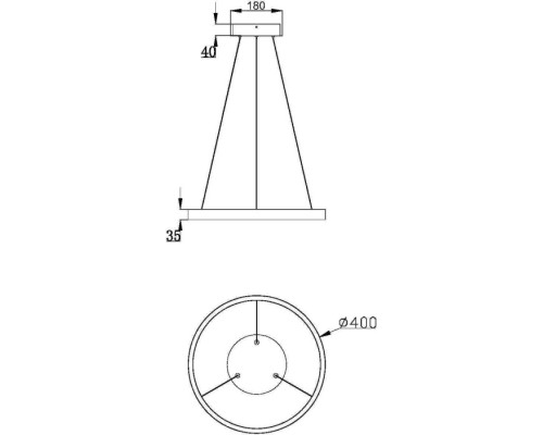 Подвесной светильник Rim MOD058PL-L22WK Maytoni