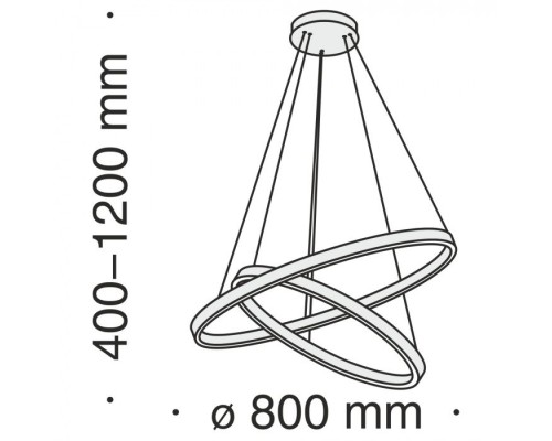 Подвесной светильник Rim MOD058PL-L74BS4K Maytoni
