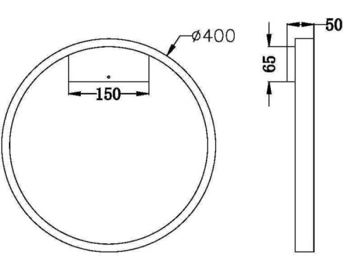 Настенный светильник Rim MOD058WL-L25BS3K Maytoni