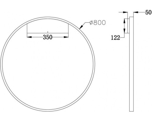 Настенный светильник Rim MOD058WL-L50BS4K Maytoni