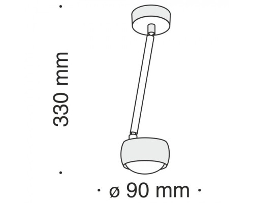 Спот Lens MOD072CL-L8B3K Maytoni