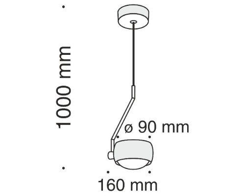 Подвесной светильник Lens MOD072PL-L8W3K Maytoni