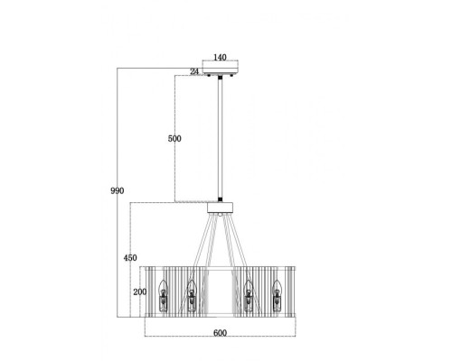 Потолочная люстра Solar MOD087PL-06G Maytoni