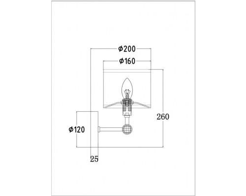 Бра Alloro MOD088WL-01BS Maytoni