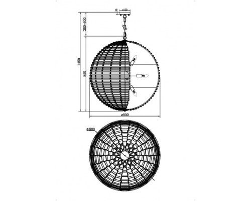 Подвесной светильник Palla MOD092PL-12CH Maytoni