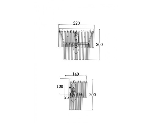 Настенный светильник Colonne MOD093WL-01BS Maytoni