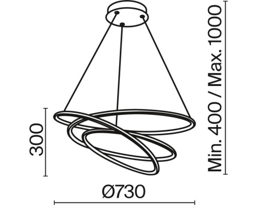 Подвесной светильник Nola MOD100PL-L88WK1 Maytoni