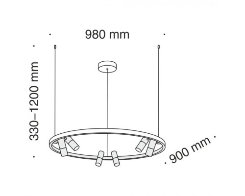 Подвесной светильник Satellite MOD102PL-L42W Maytoni
