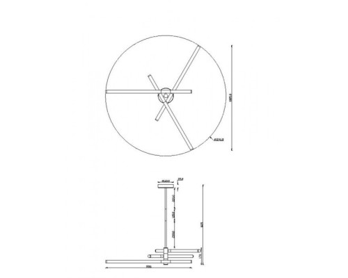 Потолочная люстра Axis MOD106CL-L40G3K Maytoni