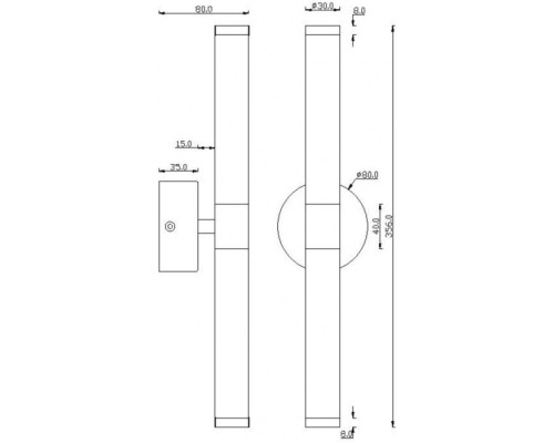 Бра Axis MOD106WL-L10G3K Maytoni