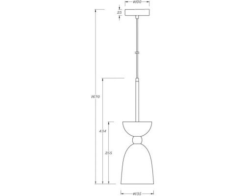Подвесной светильник Cloches MOD113PL-01W Maytoni