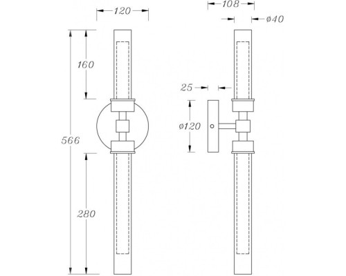 Бра Stelo MOD116WL-L7B3K Maytoni
