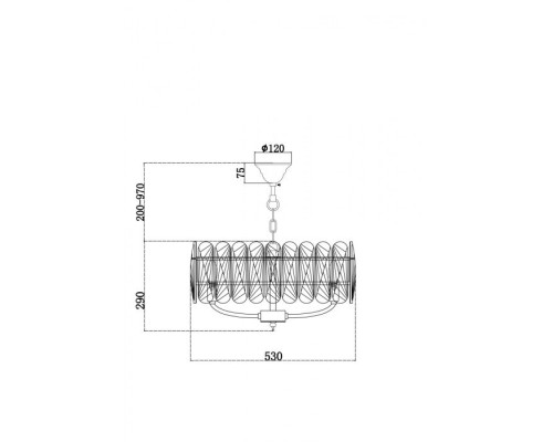 Подвесная люстра Suite MOD122PL-06BS Maytoni