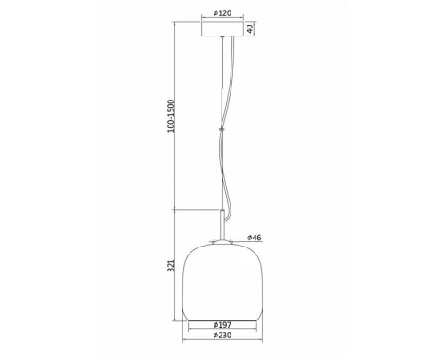 Подвесной светильник Madmen MOD128PL-L6AM Maytoni
