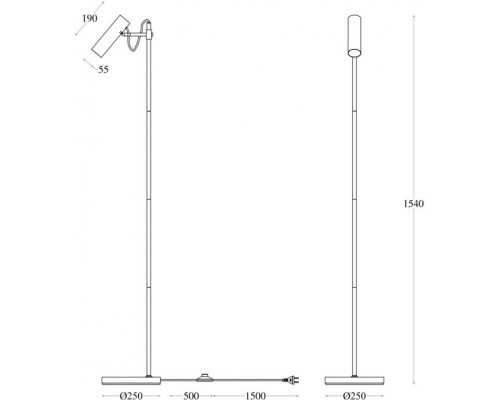 Торшер Bansky MOD129FL-01B Maytoni
