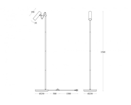 Торшер Bansky MOD129FL-01W Maytoni