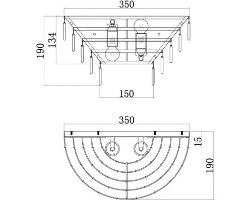 Настенный светильник Mazzo MOD130WL-02G Maytoni