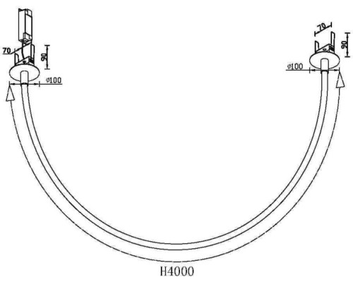 Подвесной светильник Tau MOD146PL-L40G3K Maytoni