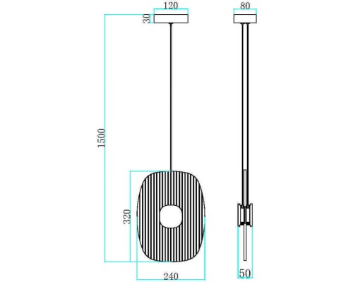 Подвесной светильник Eclipse MOD152PL-L1BK Maytoni