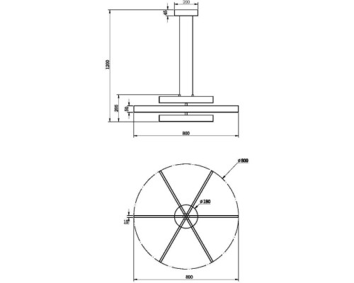 Подвесной светильник Origami MOD163PL-L38B4K Maytoni