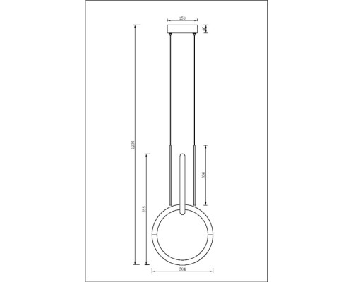Подвесной светильник Node MOD165PL-L18G3K Maytoni