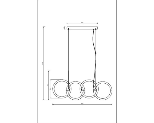 Подвесной светильник Node MOD165PL-L40G3K Maytoni