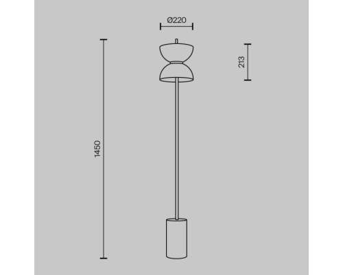 Торшер Kyoto MOD178FL-L11G3K Maytoni