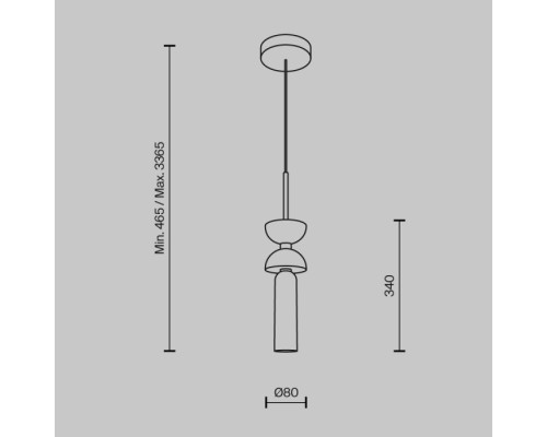 Подвесной светильник Kyoto MOD178PL-01W Maytoni