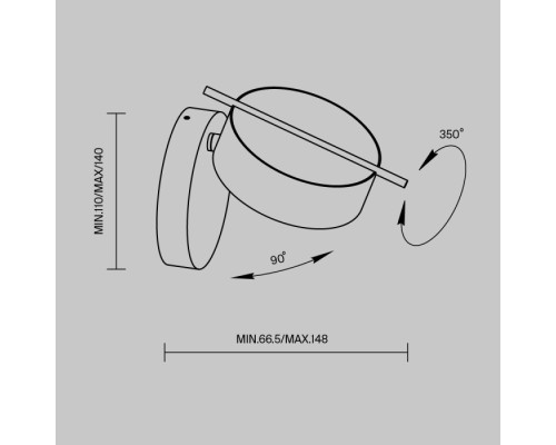 Спот Nuance MOD180WL-L4W3K1 Maytoni