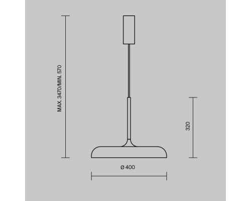 Подвесной светильник Gerhard MOD189PL-L18GR3K1 Maytoni