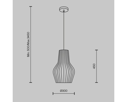 Подвесной светильник Roots MOD191PL-01W1 Maytoni