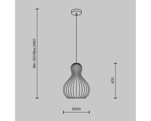Подвесной светильник Roots MOD192PL-01W1 Maytoni