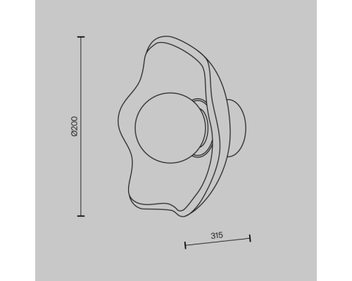 Бра Miracle MOD207WL-01BS Maytoni
