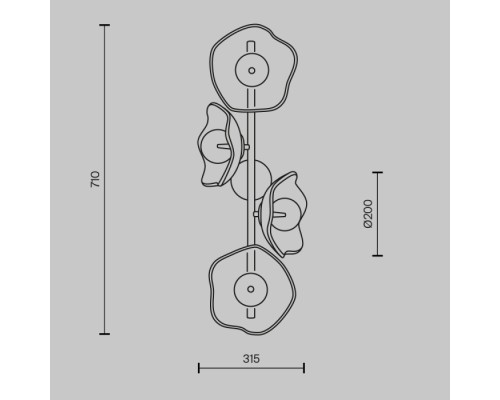 Бра Miracle MOD207WL-04BS Maytoni