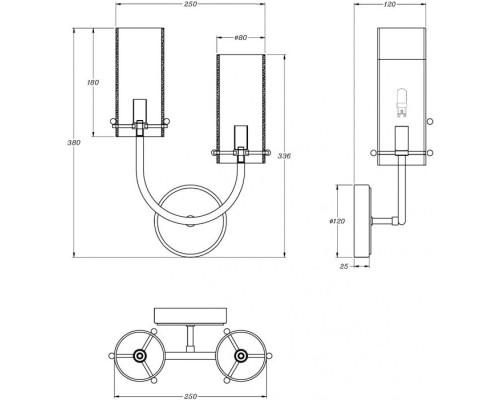 Бра Arco MOD223WL-02BS Maytoni