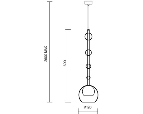 Подвесной светильник Ros MOD227PL-01B Maytoni