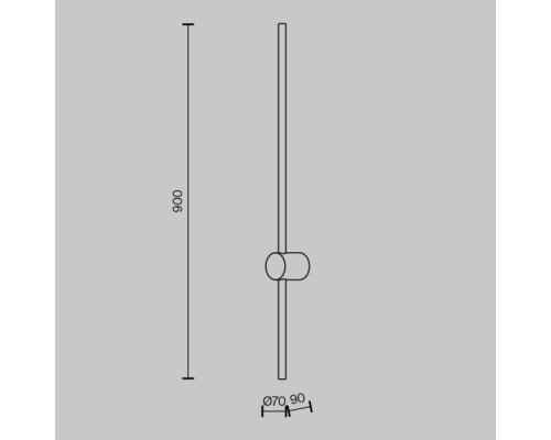 Настенный светильник Light stick MOD237WL-L11B3K Maytoni