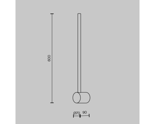 Настенный светильник Light stick MOD237WL-L6BS3K Maytoni