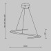 Подвесной светильник Curve MOD242PL-L33BK Maytoni
