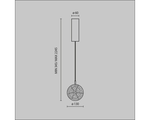 Подвесной светильник Frozen MOD254PL-01BS Maytoni